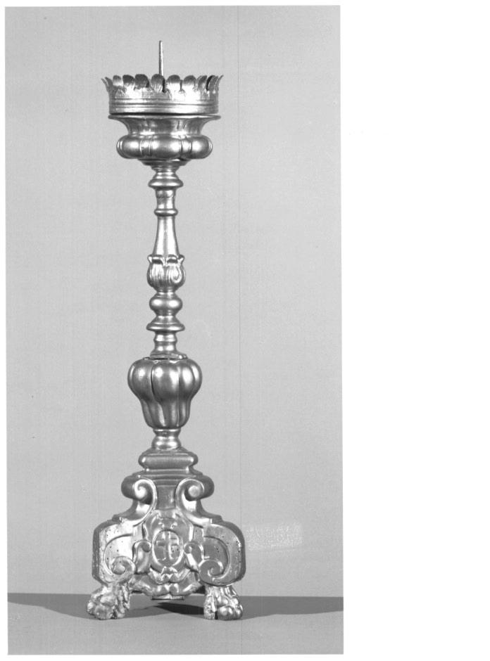 candeliere, serie - bottega veneta (prima metà sec. XIX)