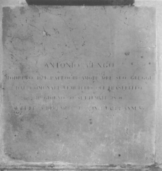 lapide - ambito veneto (sec. XIX)