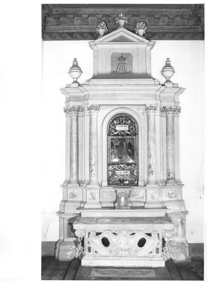 mostra d'altare, elemento d'insieme - ambito veneto (fine sec. XVIII)