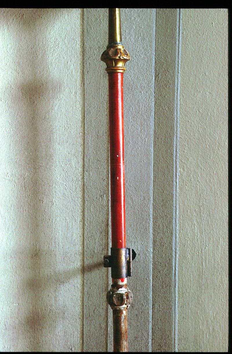 asta di insegna processionale - manifattura veneta (fine/inizio secc. XIX/ XX)