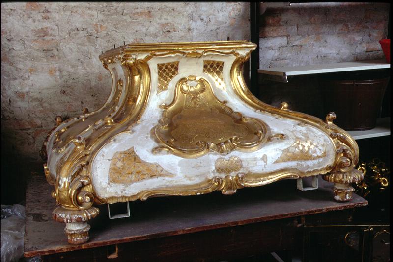 base processionale - manifattura veneta (sec. XVIII)