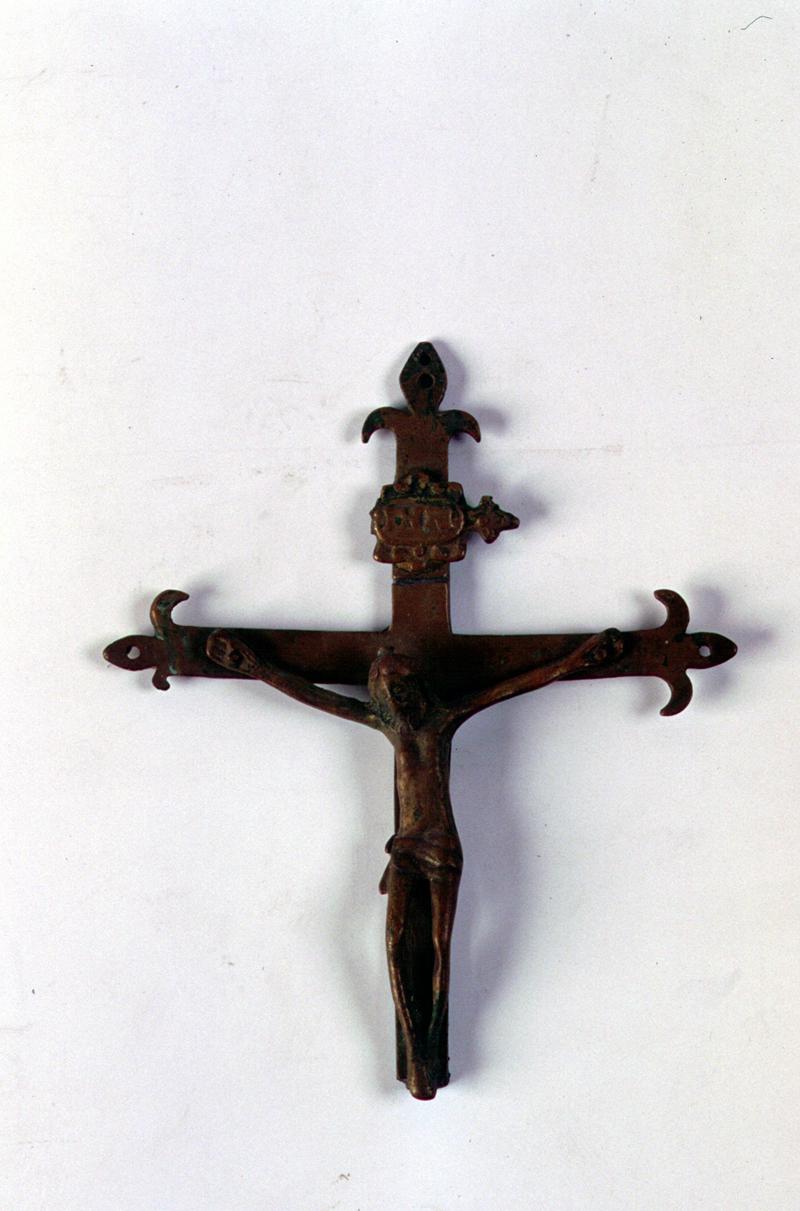 croce processionale, frammento - manifattura veneta (sec. XIX)