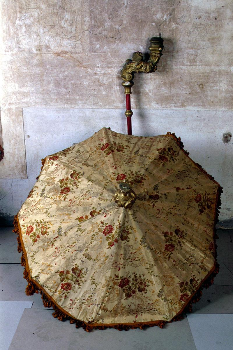 ombrellino processionale - manifattura veneta (fine/inizio secc. XVIII/ XIX)