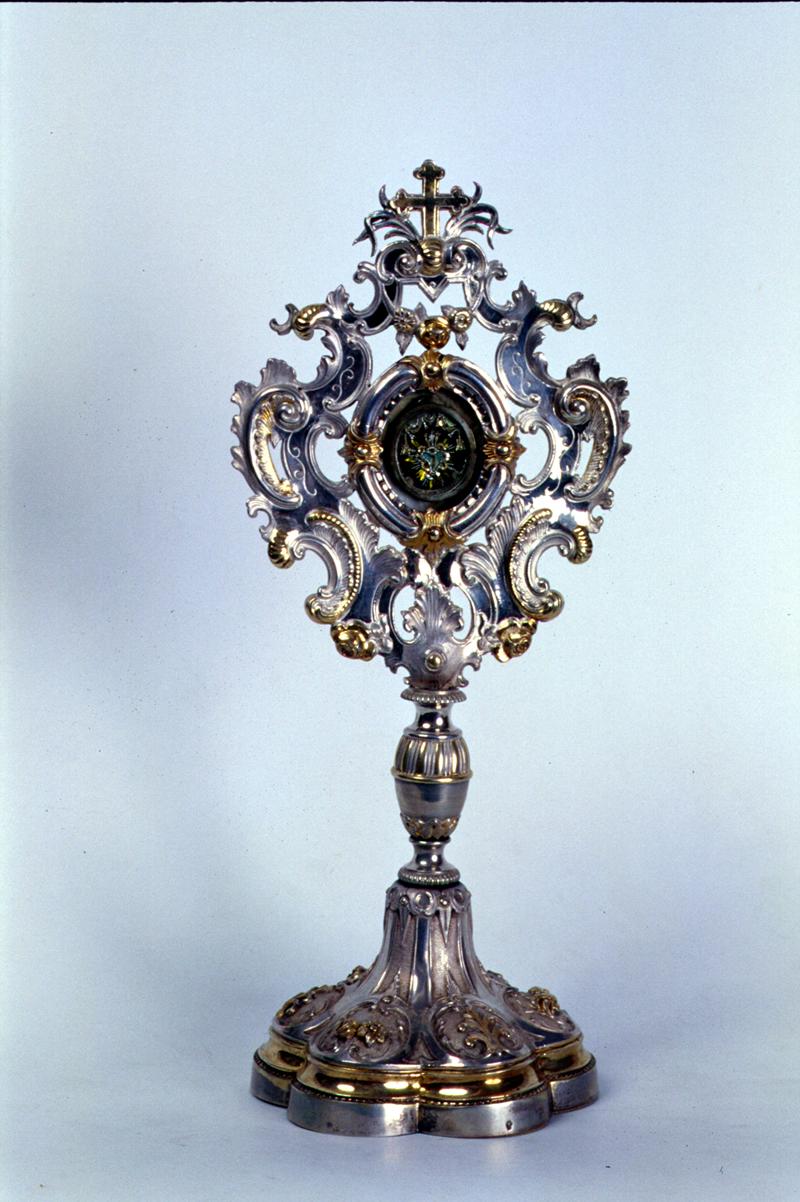 reliquiario - a ostensorio - manifattura veneta (seconda metà sec. XIX)