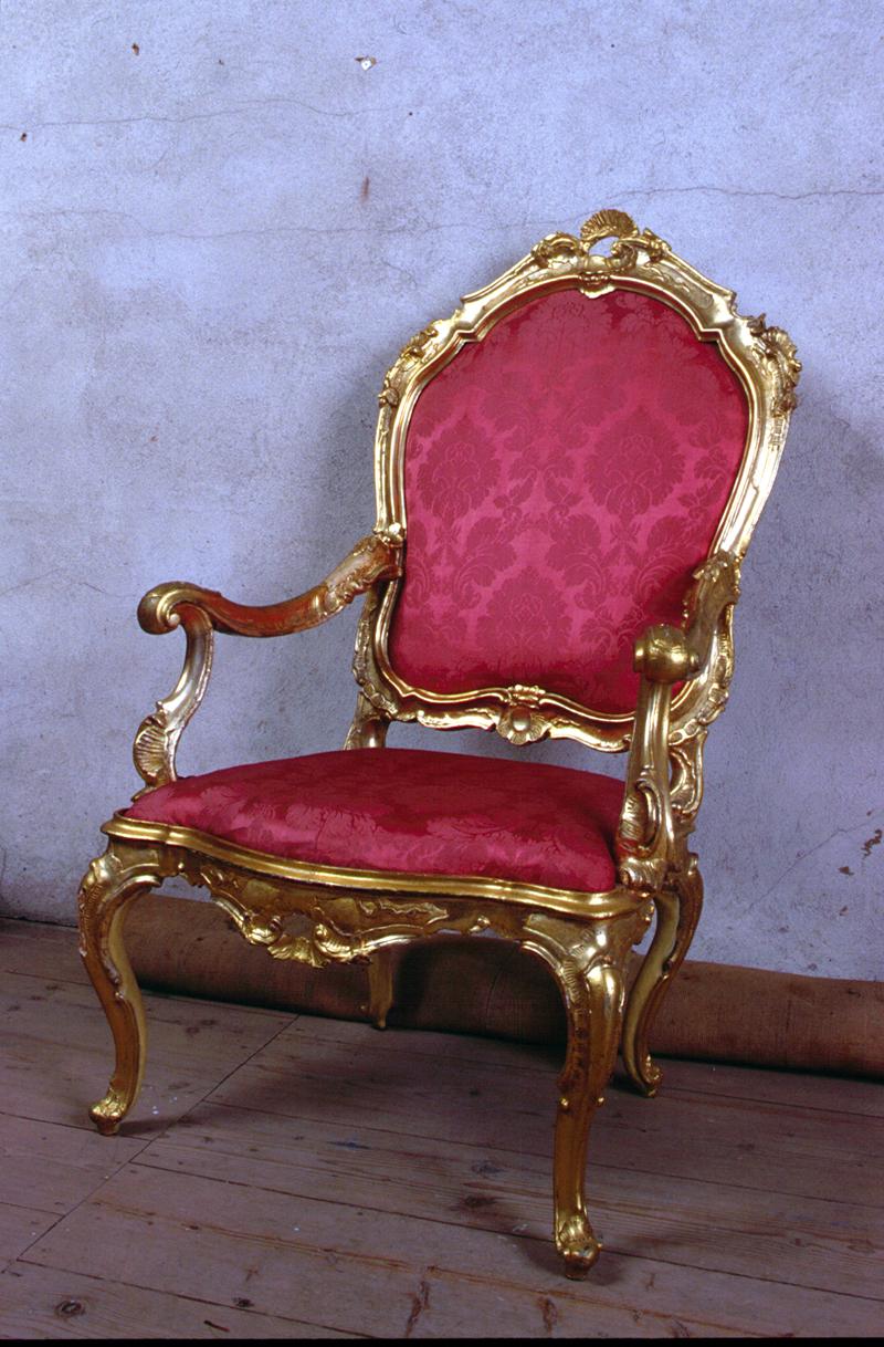 poltrona, serie - manifattura veneta (metà sec. XVIII)