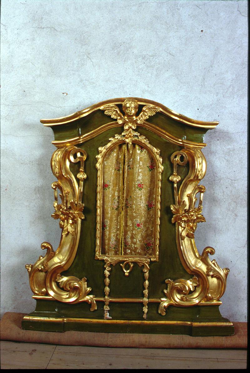 apparato per le quarantore, frammento - manifattura veneta (metà sec. XVIII)