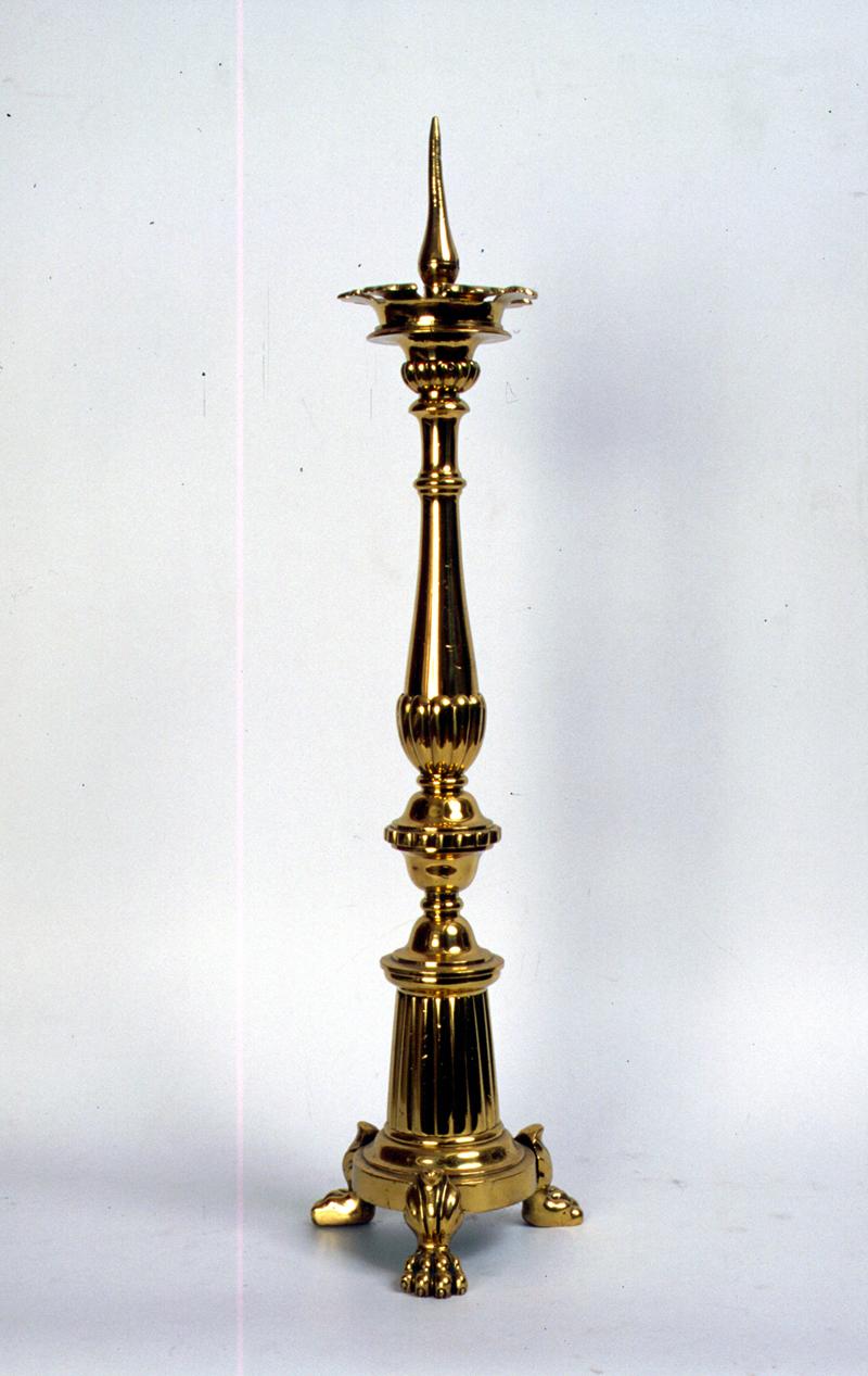 candeliere d'altare, serie - manifattura veneta (fine/inizio secc. XIX/ XX)