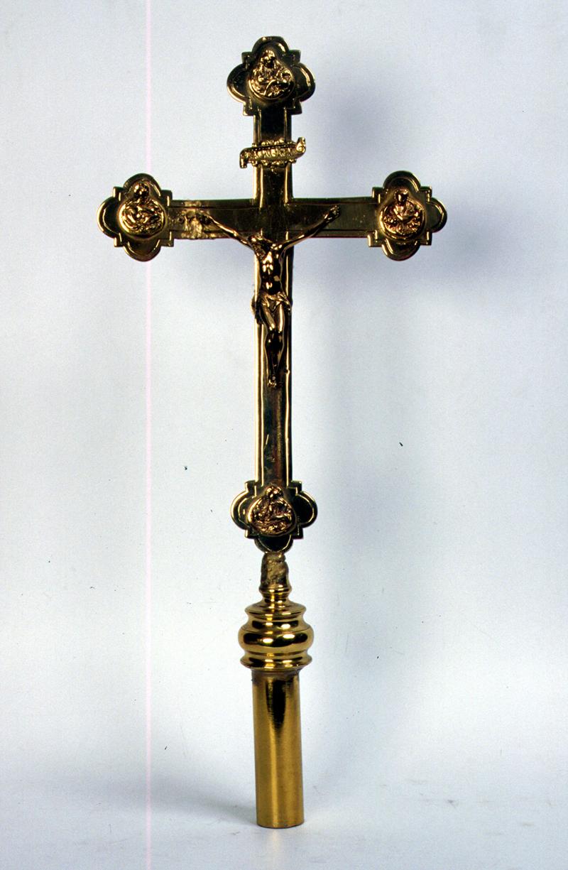 croce processionale - manifattura veneta (sec. XIX)