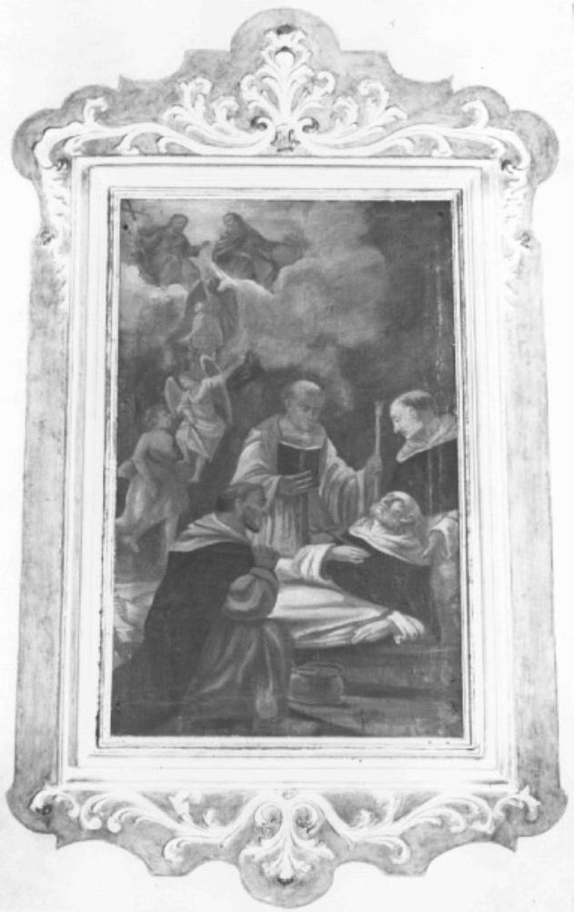 San Domenico morente (dipinto) - ambito veneto (sec. XVIII)