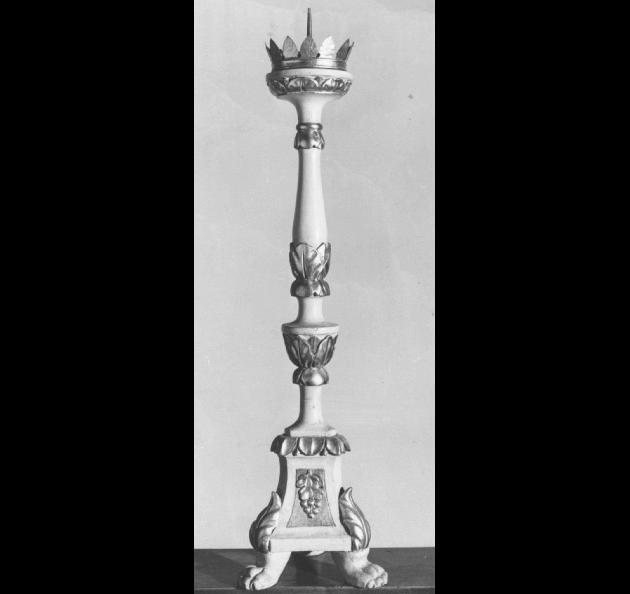 candeliere d'altare - ambito veneto (sec. XIX)