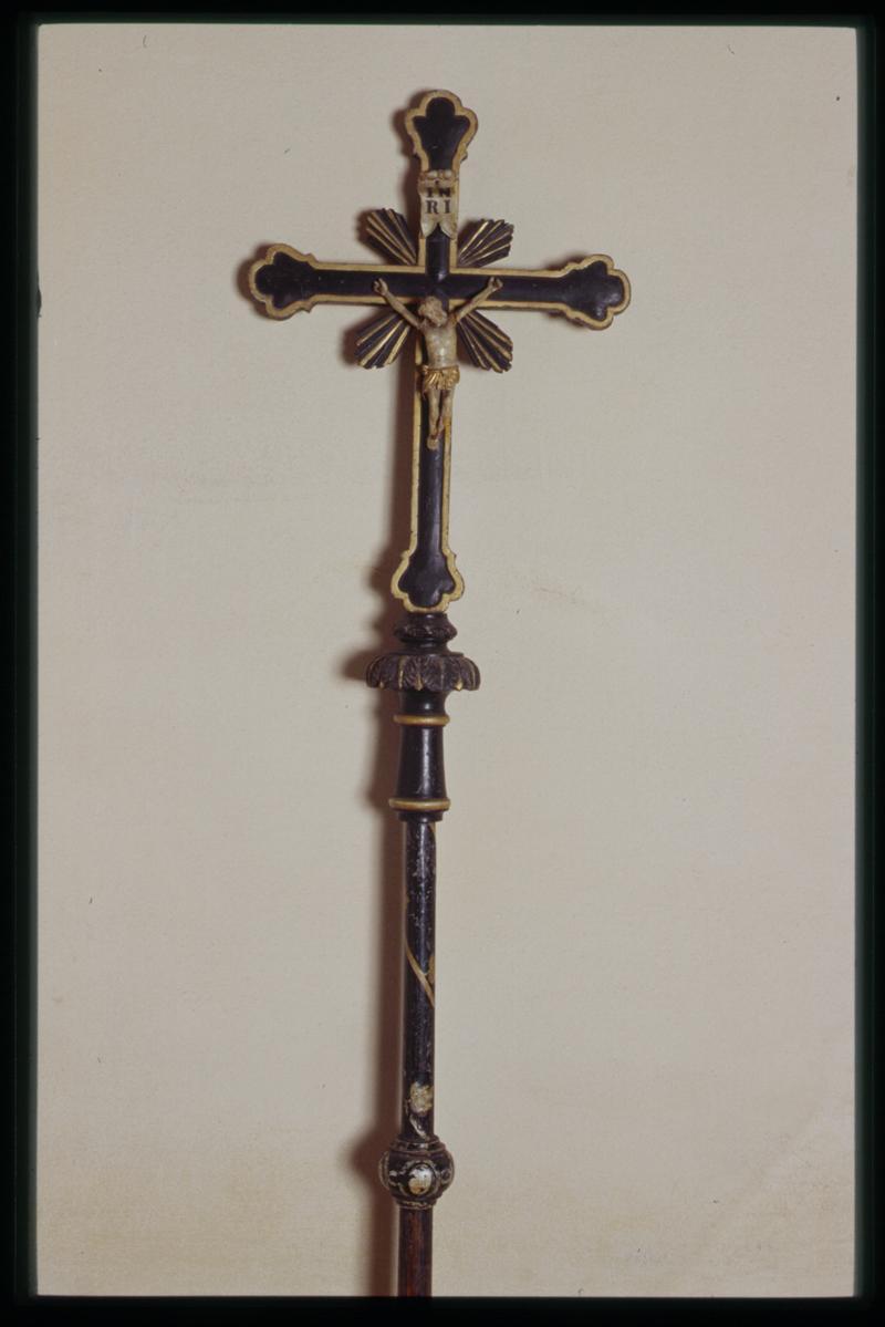croce processionale - manifattura veneta (seconda metà sec. XIX)