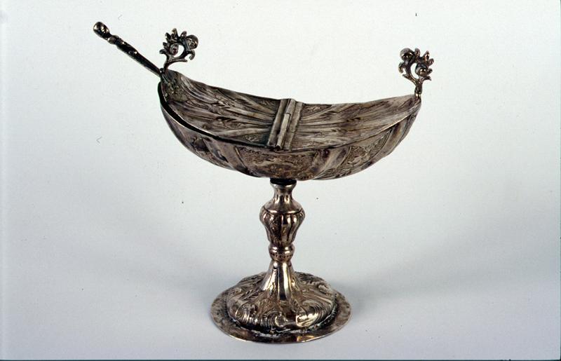 navicella portaincenso - manifattura veneziana (metà sec. XIX)