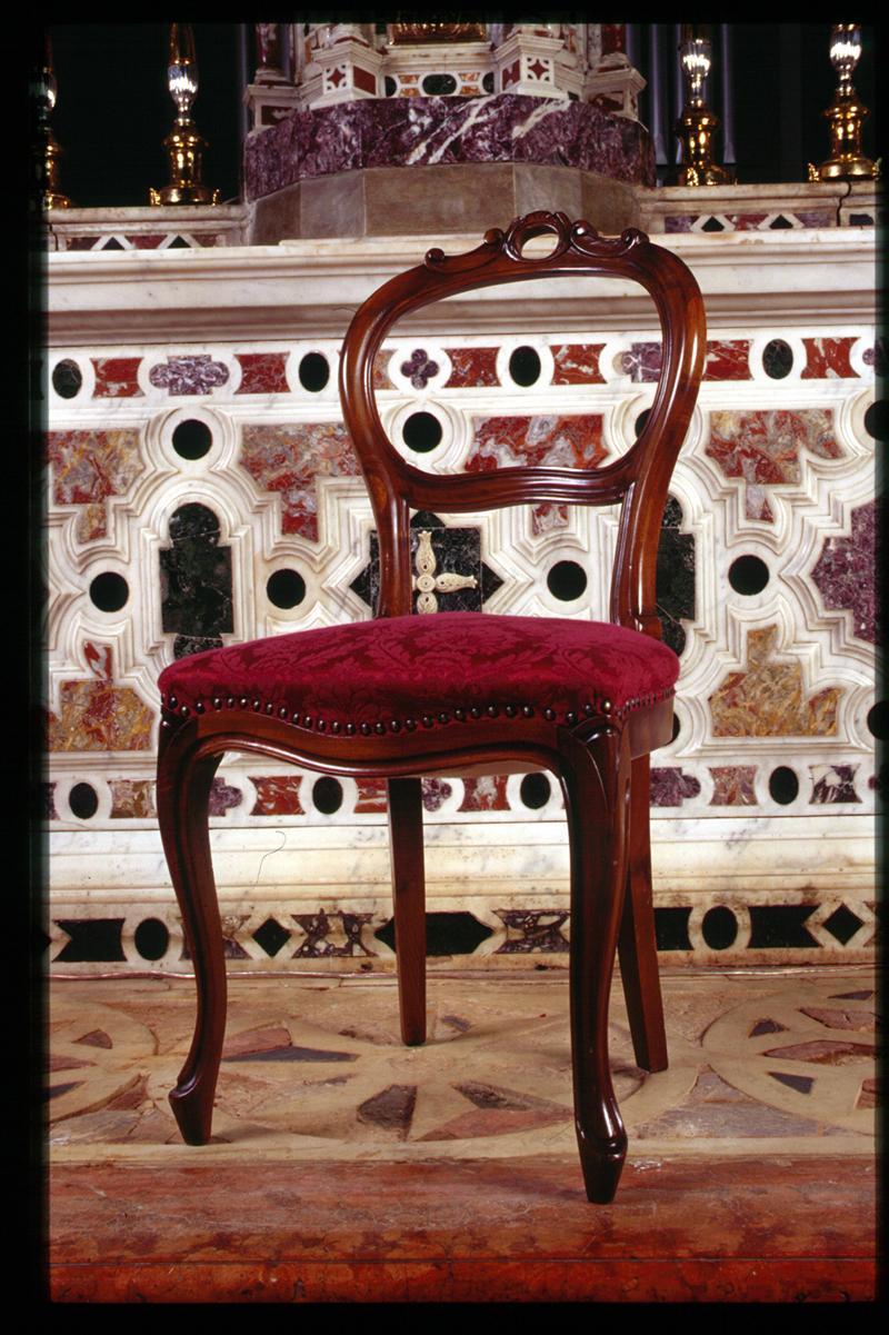 sedia - a braccioli - manifattura veneta (fine/inizio secc. XIX/ XX)