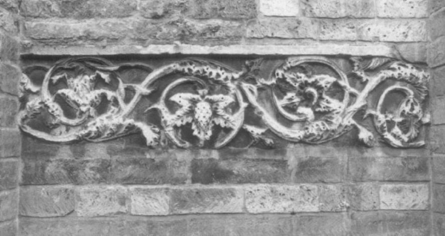 rilievo, frammento - ambito veneto (secc. XI/ XII)