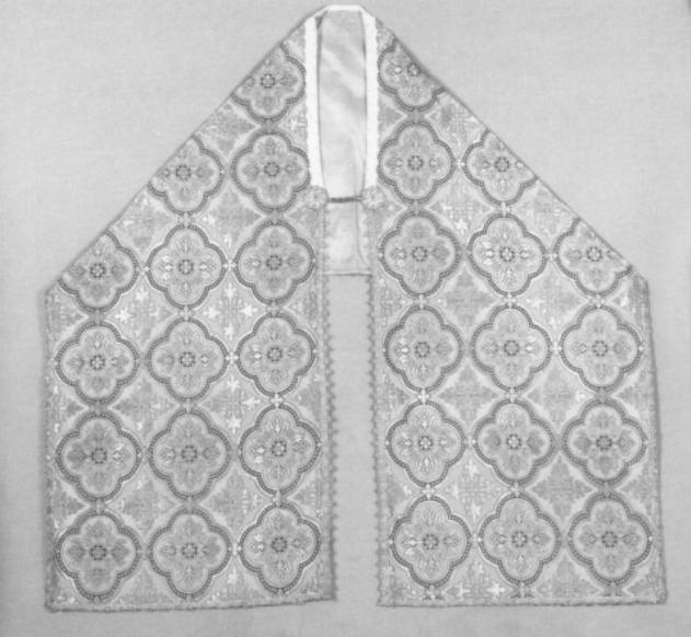 velo omerale, elemento d'insieme - ambito veneto (seconda metà sec. XIX)