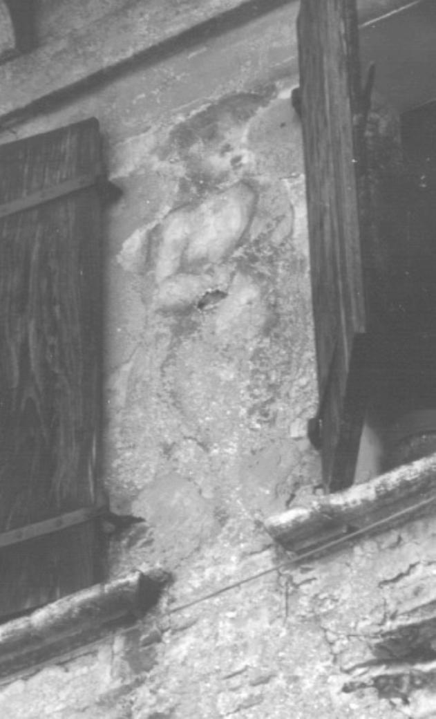 putti/ motivi decorativi fitomorfi (dipinto, frammento) - ambito trevigiano (?) (sec. XV)