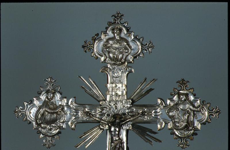 croce processionale - manifattura veneta (secc. XVIII/ XIX)