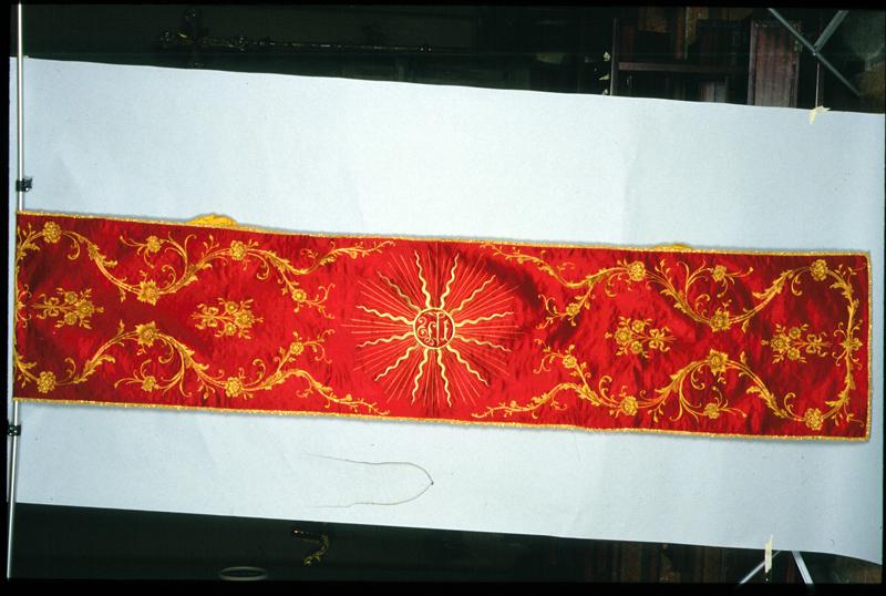 velo omerale, elemento d'insieme - manifattura veneta (prima metà sec. XX)