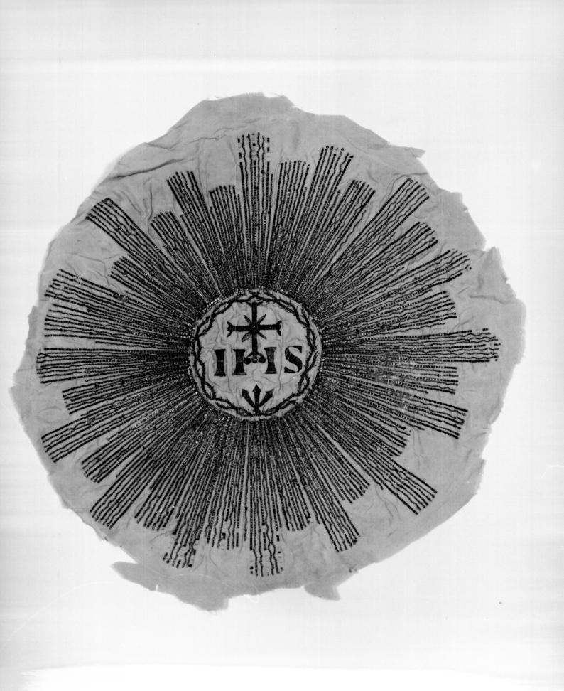 velo di calice, frammento - ambito veneto (prima metà sec. XVII)