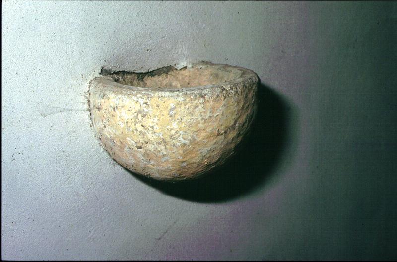 acquasantiera da parete - manifattura veneta (fine/inizio secc. XIX/ XX)