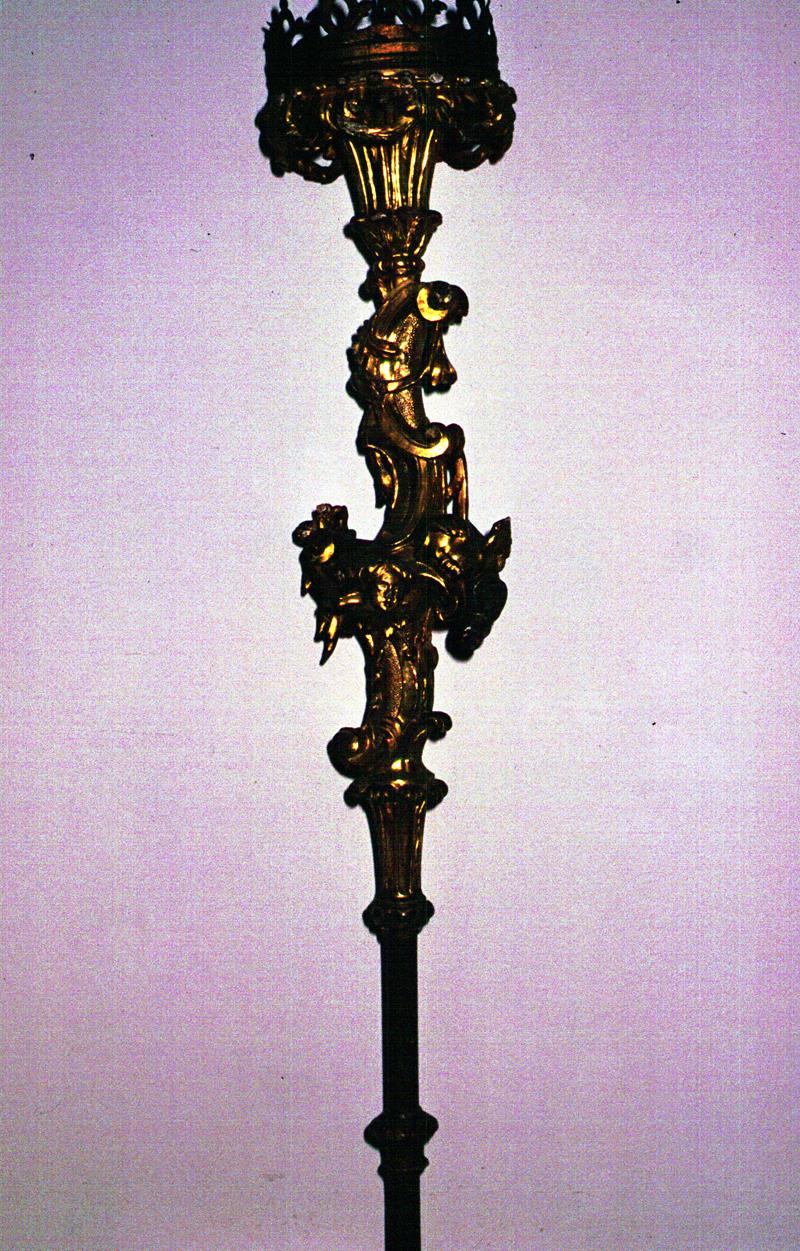 candelabro portatile, serie - manifattura veneta (sec. XIX)