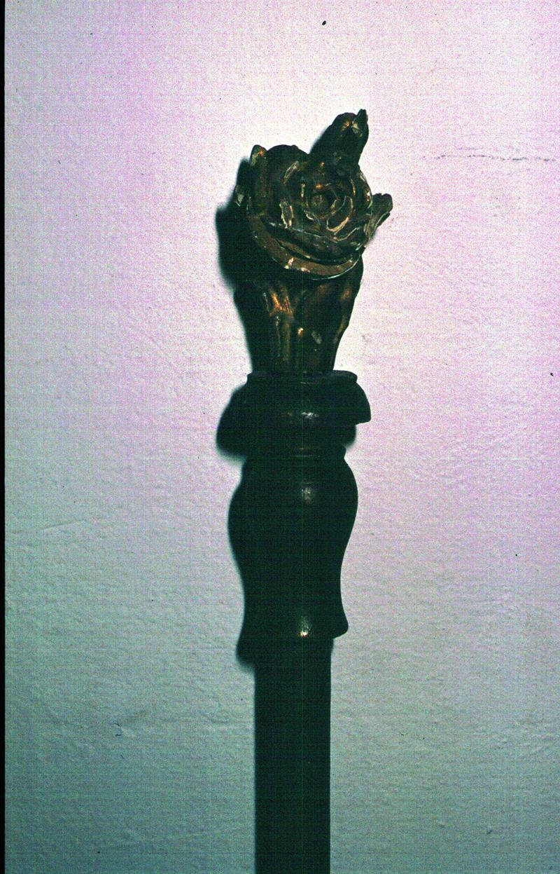 mazza processionale - manifattura veneta (fine/inizio secc. XIX/ XX)