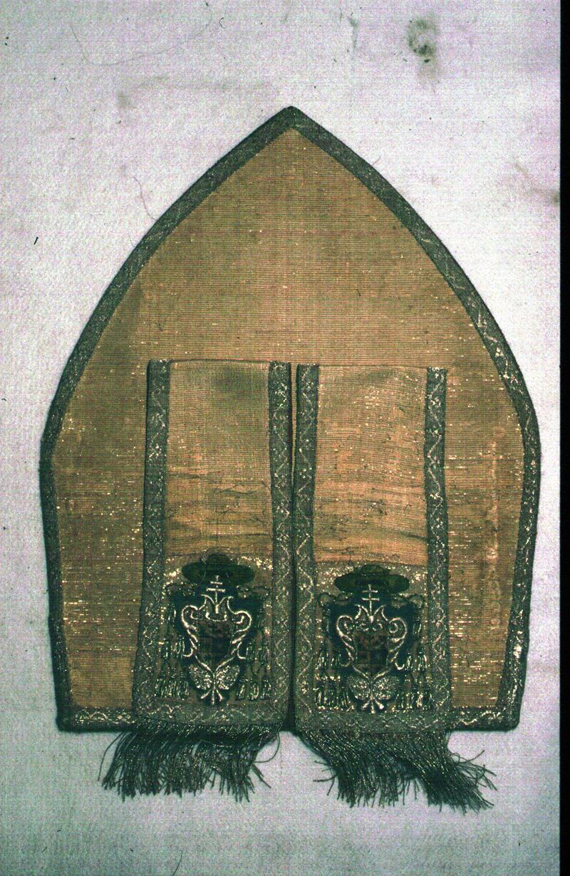 mitria - manifattura veneta (fine/inizio secc. XVIII/ XIX)