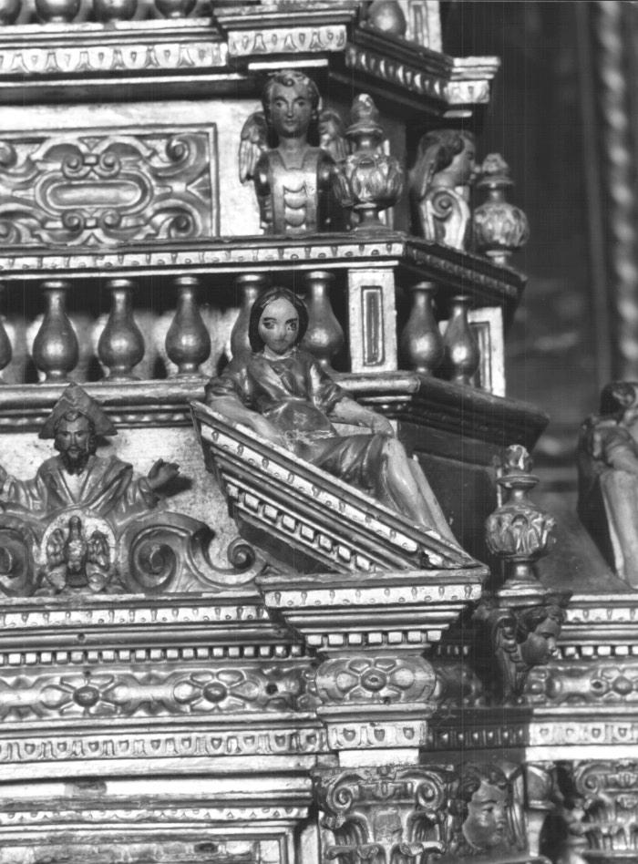 figura femminile (statuetta, elemento d'insieme) - ambito veneto (sec. XX)