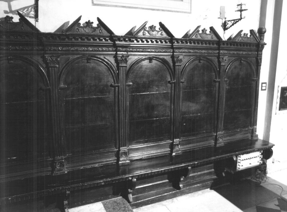 stalli del coro - ambito veneto (sec. XVII)