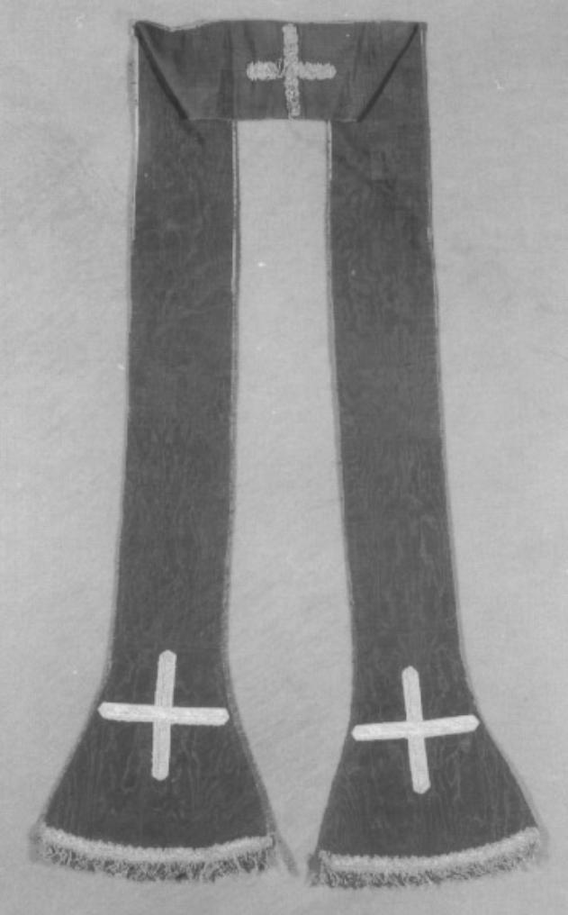 stola, elemento d'insieme - ambito veneto (sec. XIX)