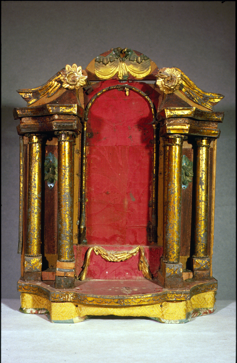 tronetto per esposizione eucaristica - bottega veneta (sec. XIX)