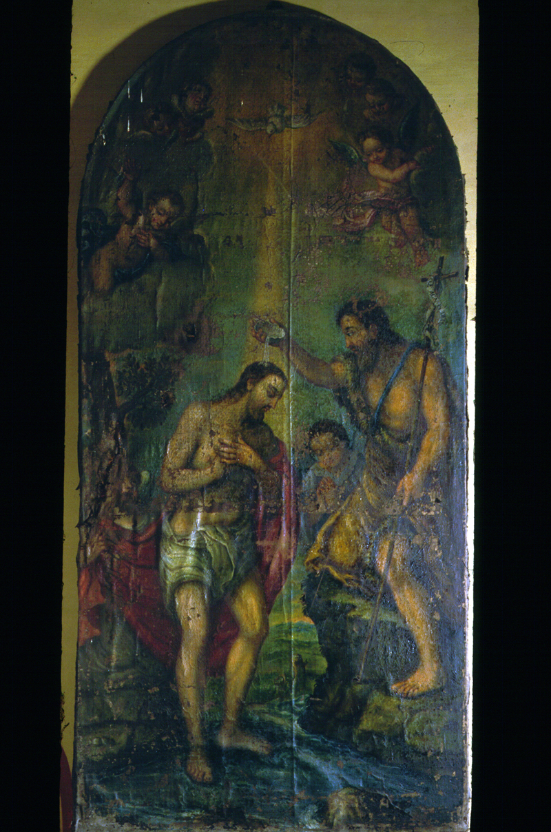 battesimo di Cristo (dipinto) - bottega veneta (sec. XIX)