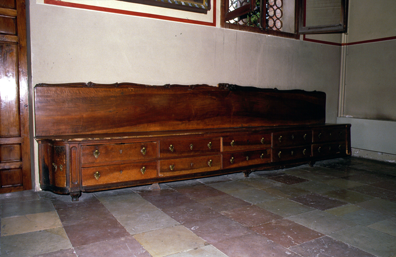 cassapanca, serie - bottega veneta (sec. XIX)