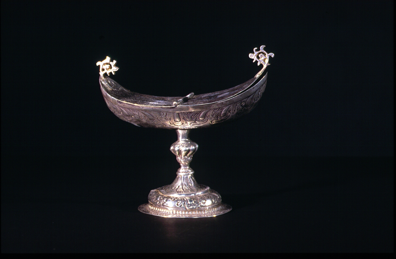 navicella portaincenso - bottega veneta (sec. XVIII)