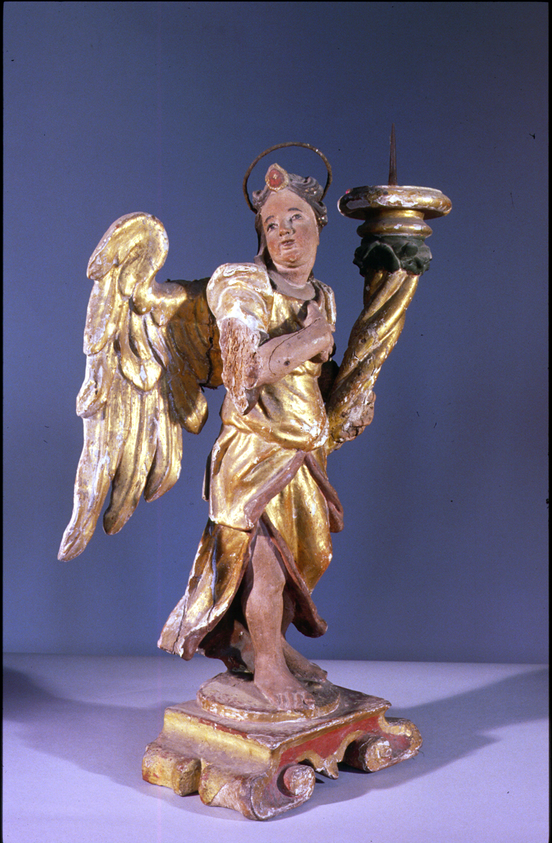 candeliere - bottega veneta (fine/inizio secc. XVII/ XVIII)