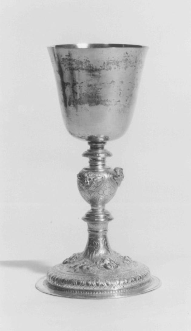 calice - ambito veneto (fine/inizio secc. XVII/ XVIII)