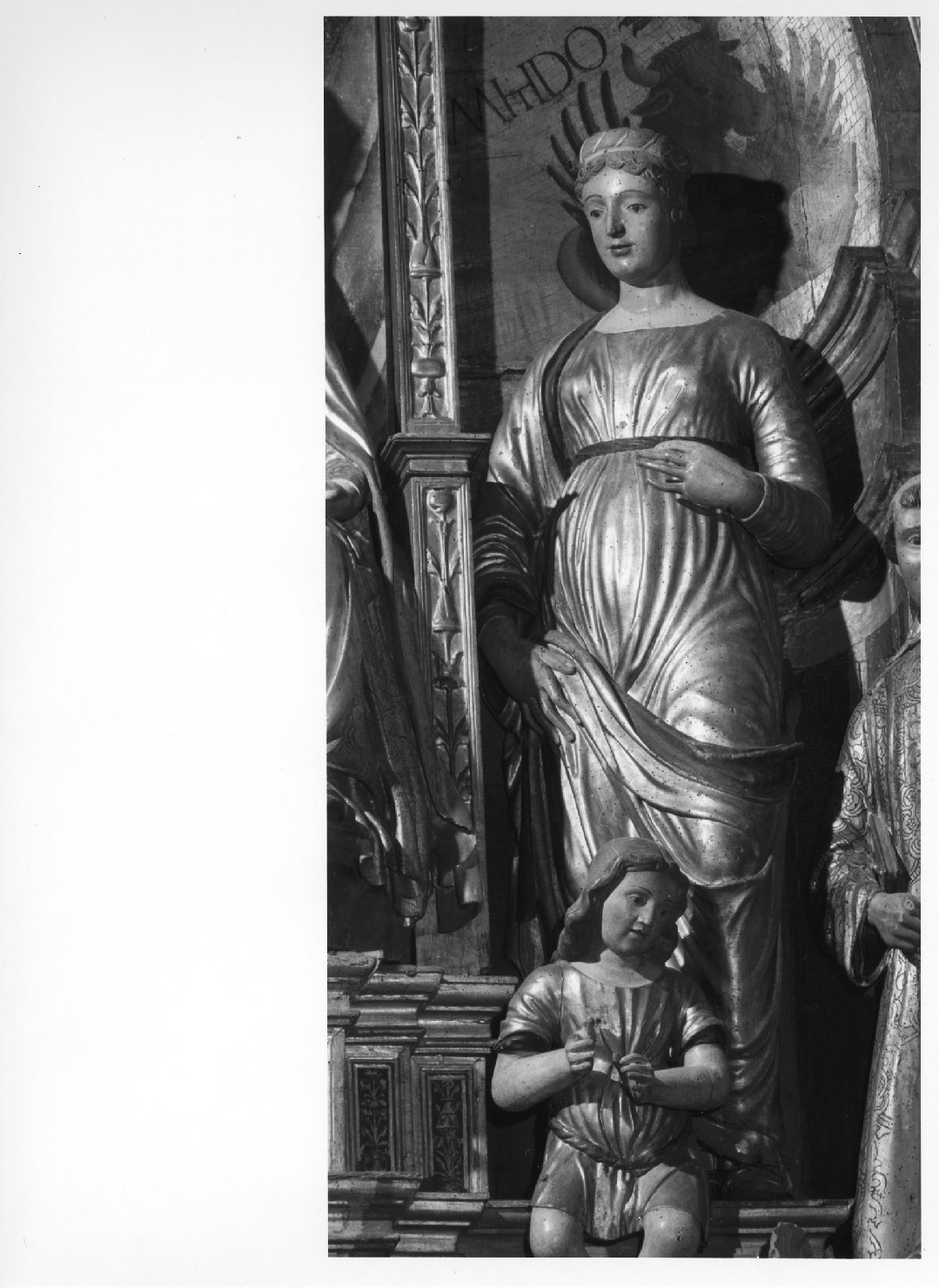 santa (statua) di Cesa Matteo (sec. XV)