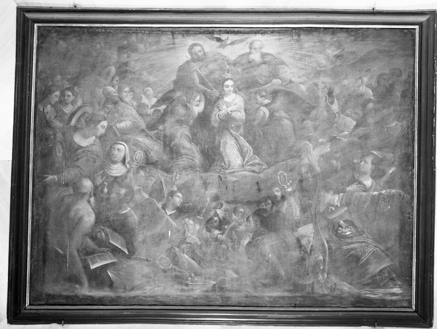 incoronazione di Maria Vergine (dipinto) - ambito veneto (secc. XVI/ XVIII)