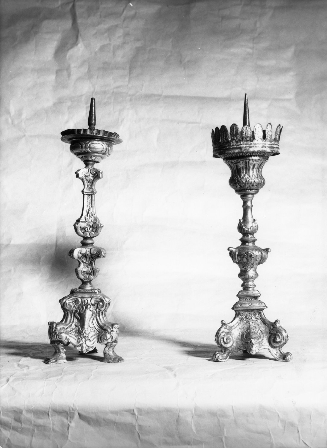 candeliere d'altare - ambito veneto (prima metà sec. XIX)